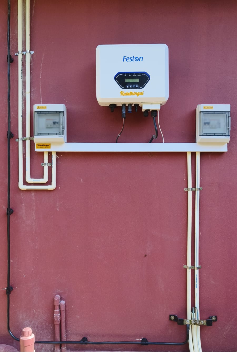 Image of 5KW ON GRID SOLAR SYSTEM project in MUKKATUKARA,THRISSUR
